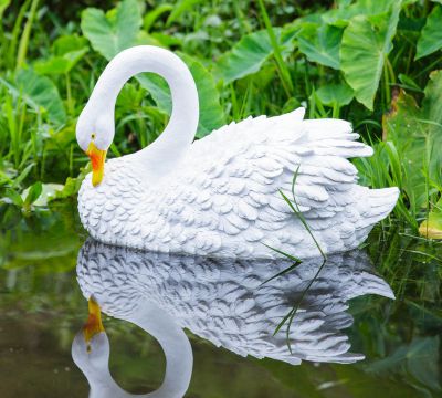 池塘湖邊庭院別墅玻璃鋼浮水擺件