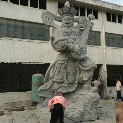 四大天王青石浮雕佛像寺廟景區(qū)廣場擺件