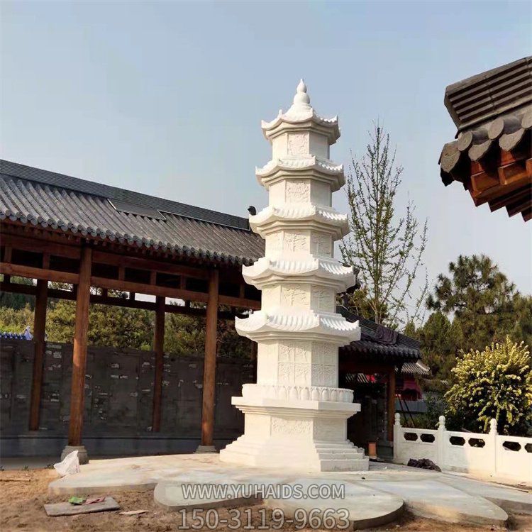 漢白玉優(yōu)質(zhì)石材浮雕石塔景點寺廟園林?jǐn)[件雕塑