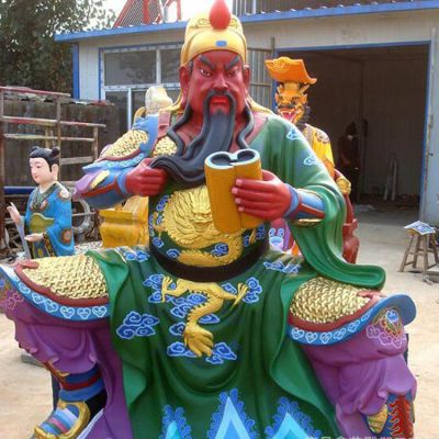 武財神像關(guān)二爺鎮(zhèn)宅招財關(guān)公鑄銅雕塑